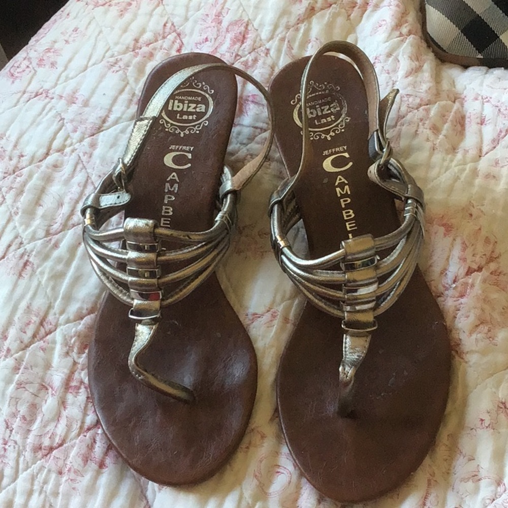 Silver Jeffrey Cambell Ibiza shoes